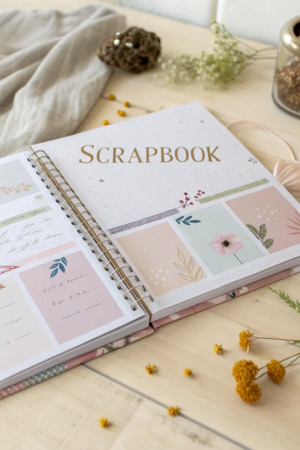 Create cherished memories with personalized scrapbook sections; where simplicity meets beauty.
