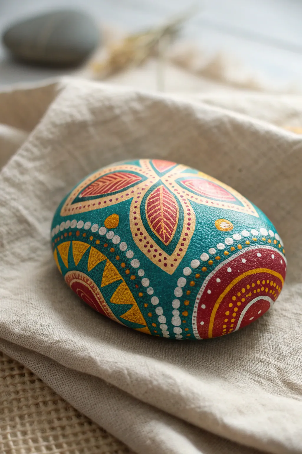 Transform your garden with stunning abstract rock art. 🎨✨ #GardenDecor #AbstractArt