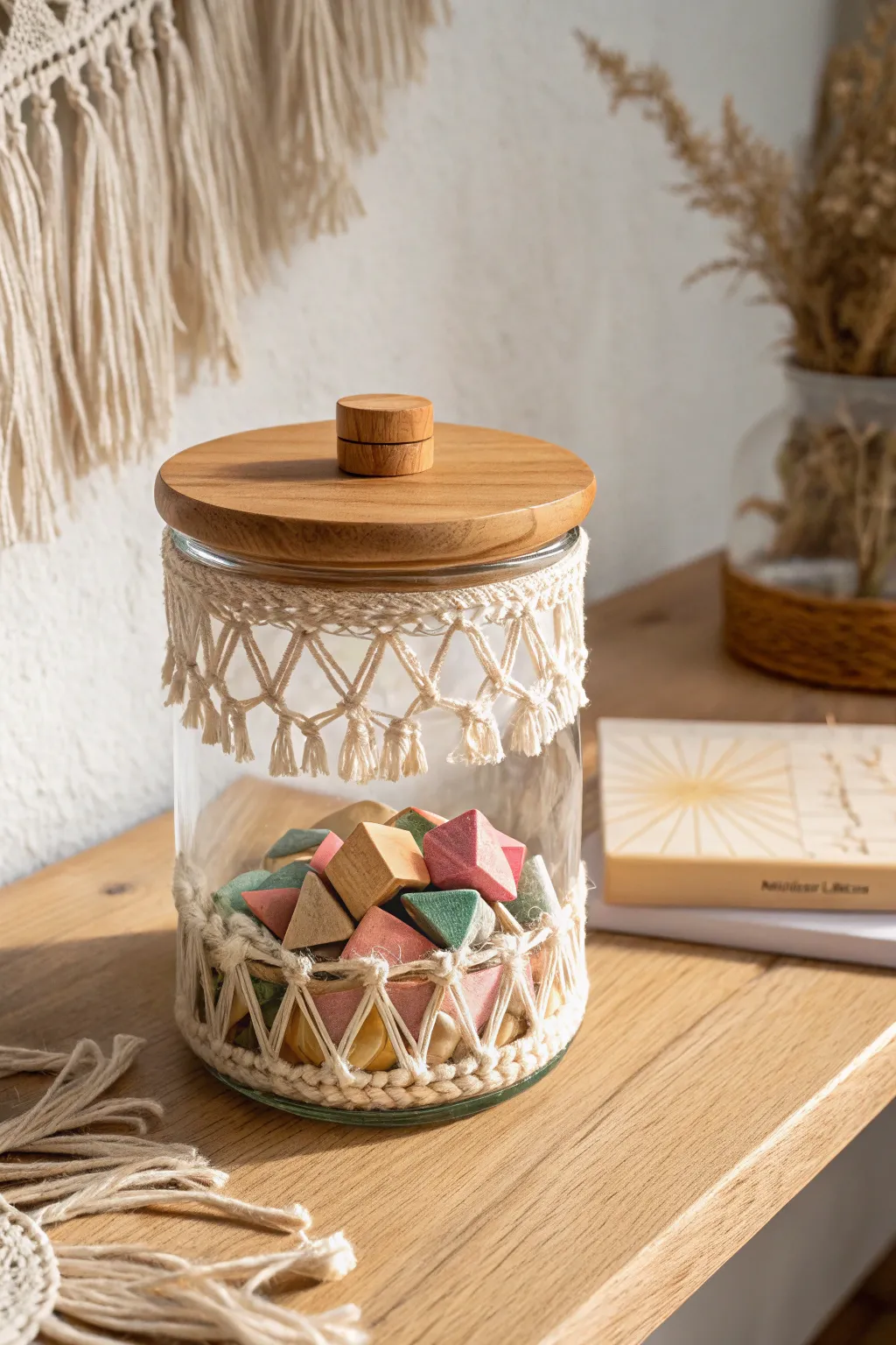 Countdown to joy: A handcrafted holiday jar filled with surprises for every day of the festive season.