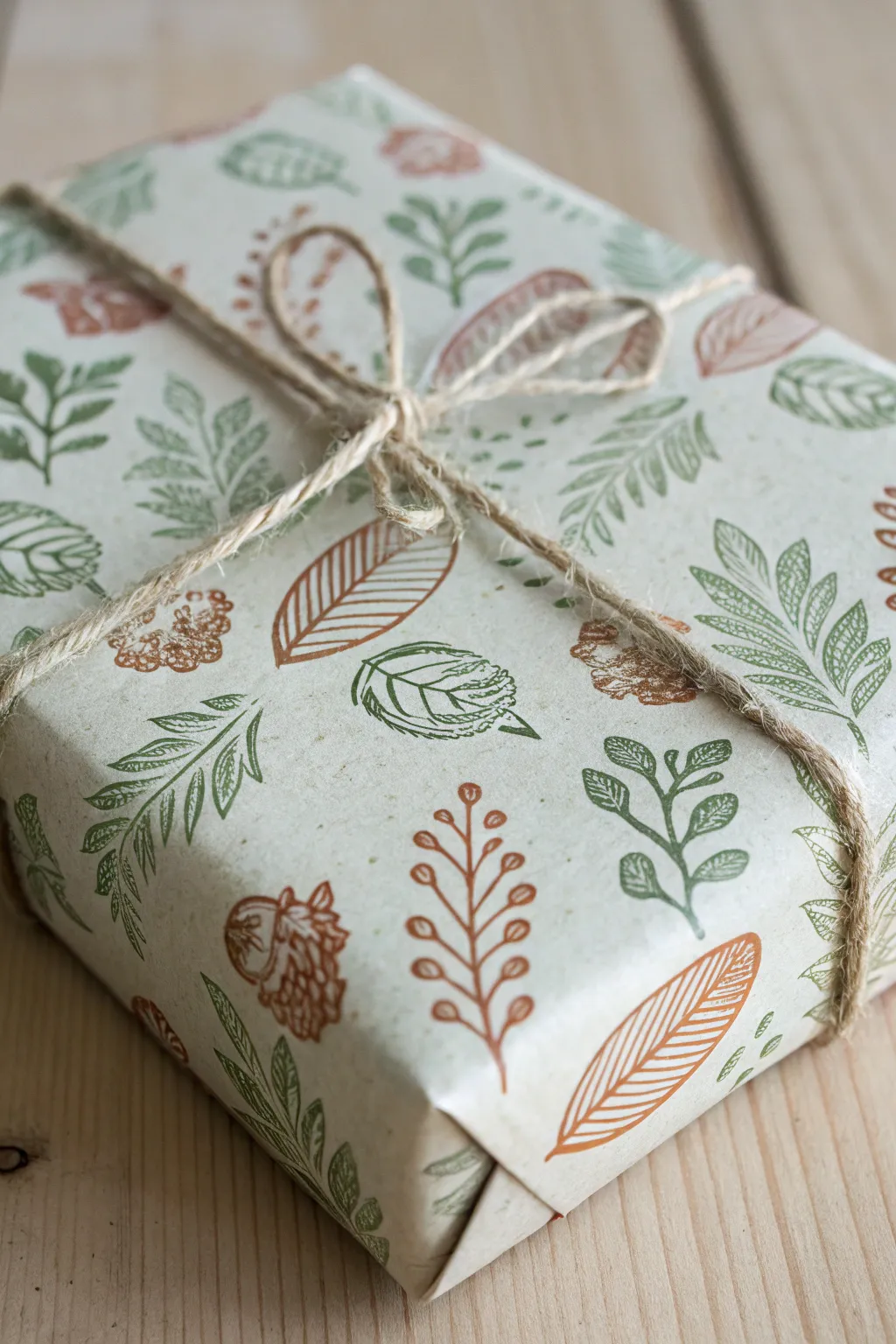 Elevate your gift-giving with personalized, hand-stamped wrapping paper. Craftsmanship meets simplicity for a truly unique touch.