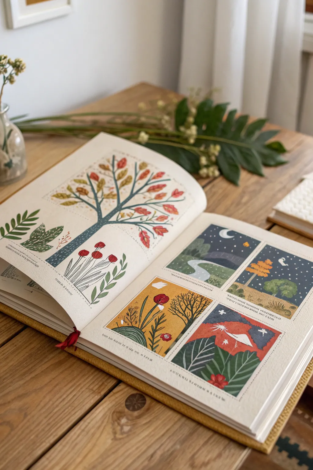 Dive into the beauty of creation with this handcrafted storybook, a perfect blend of artistry and simplicity.