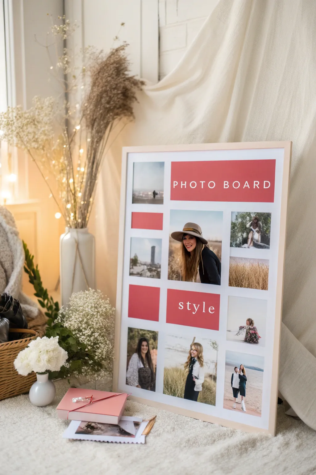 Craft your graduation memories into a chic social media grid for a timeless keepsake.