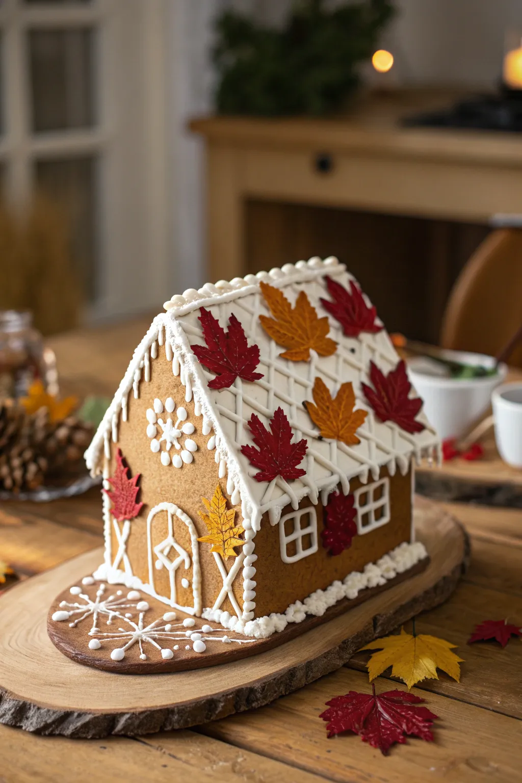 Embrace cozy autumn vibes with a touch of edible artistry. 🍂✨