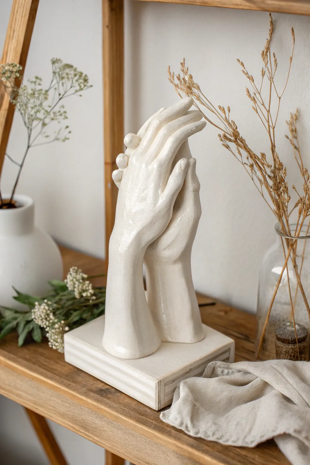 Cherish your vows forever with a timeless casting of love. #WeddingKeepsakes #MinimalistElegance