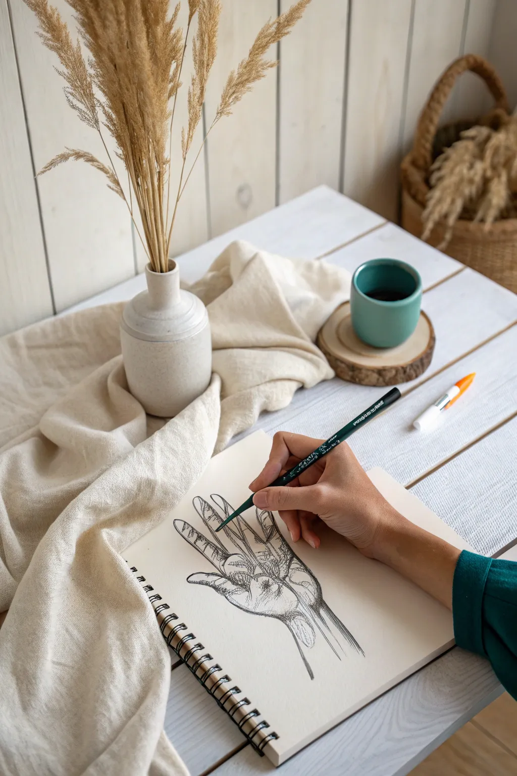 Elevate your art with dynamic hand sketches—challenge your perspective and embrace bold, minimalist beauty.