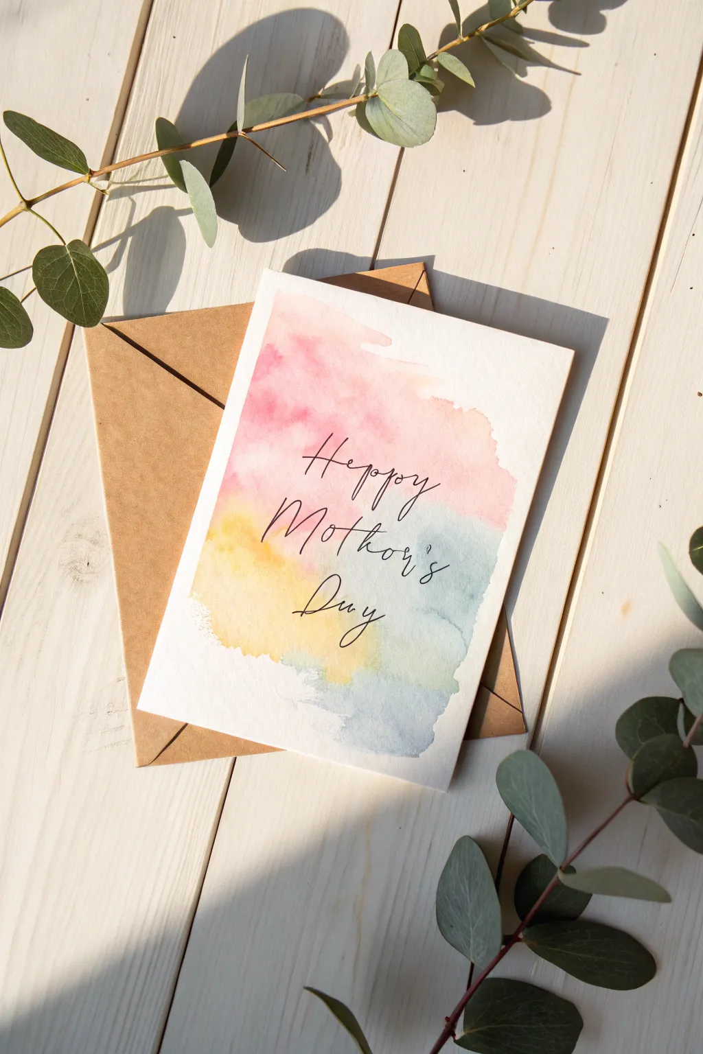 Crafted with love: a watercolor masterpiece for Mother's Day.