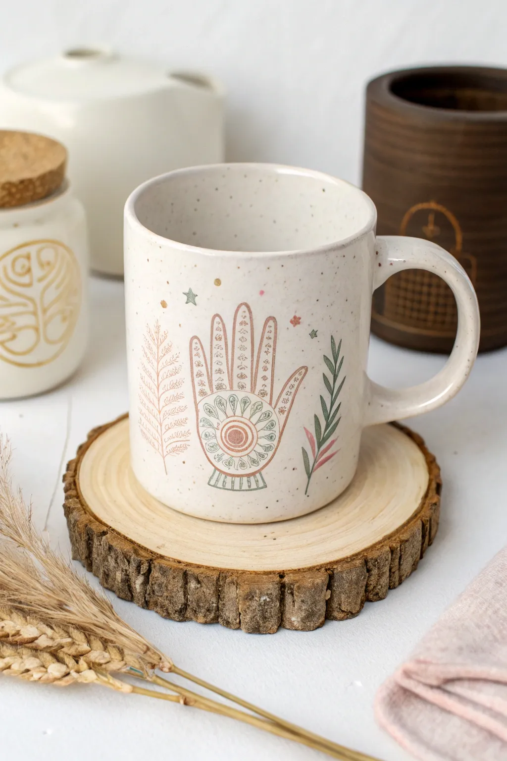 Start your day with a personal touch – a handprint mug that warms both hands and heart.