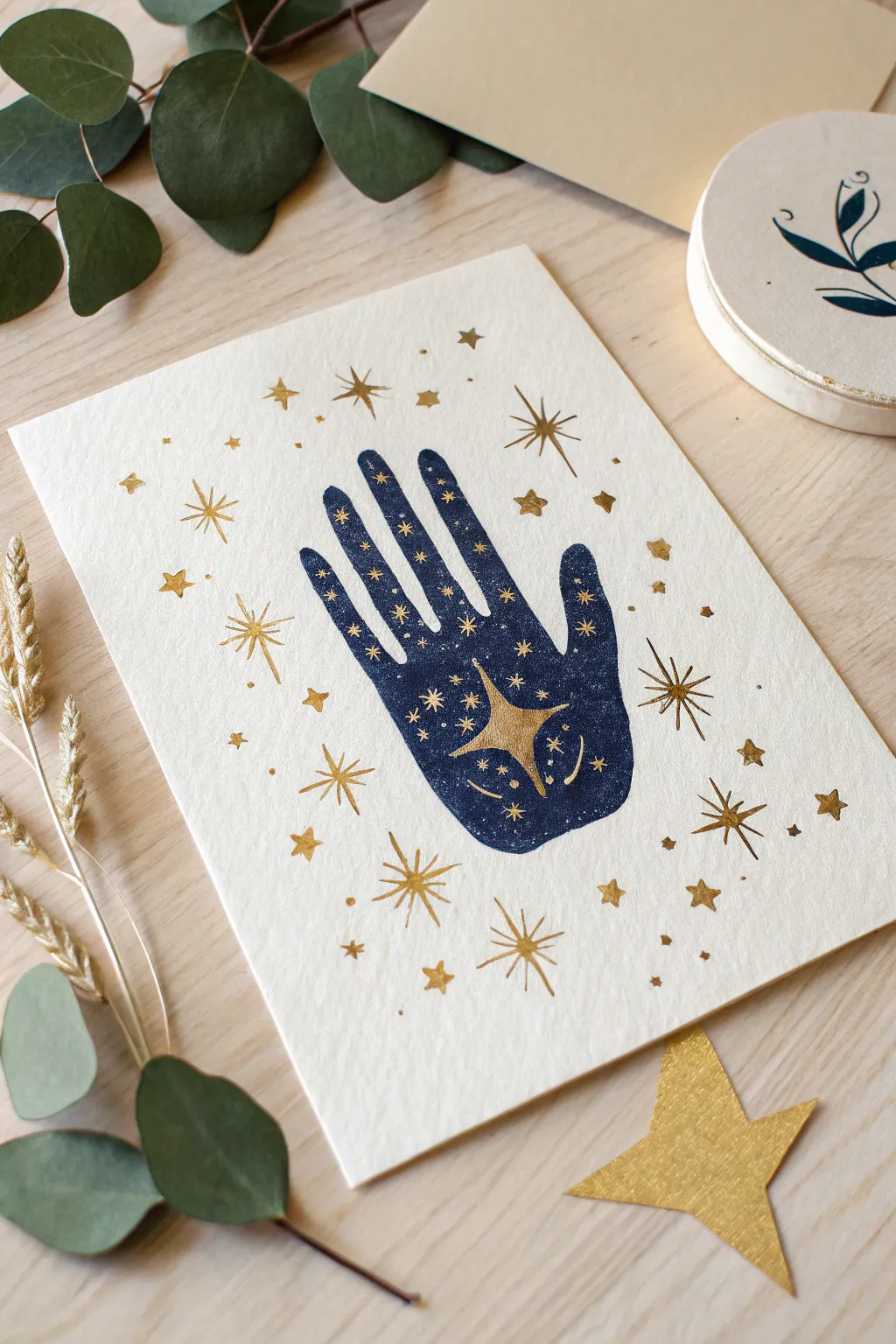 Express your gratitude with a touch of the cosmos. This 'Starry Appreciation' card makes your thank you truly shine.