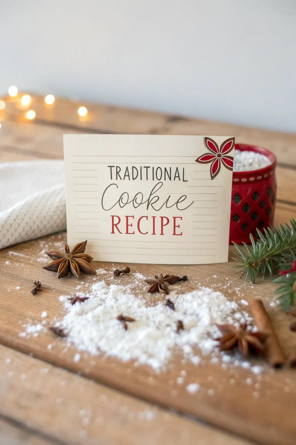 Pass on the warmth of family traditions with a beautifully crafted holiday recipe card. Perfect for sharing cherished recipes in style.