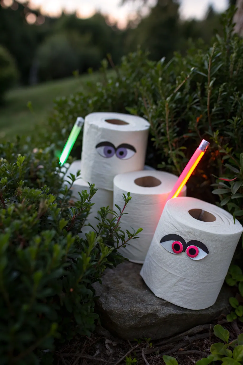 Illuminate your Halloween with simple yet spooky glowing eyes!