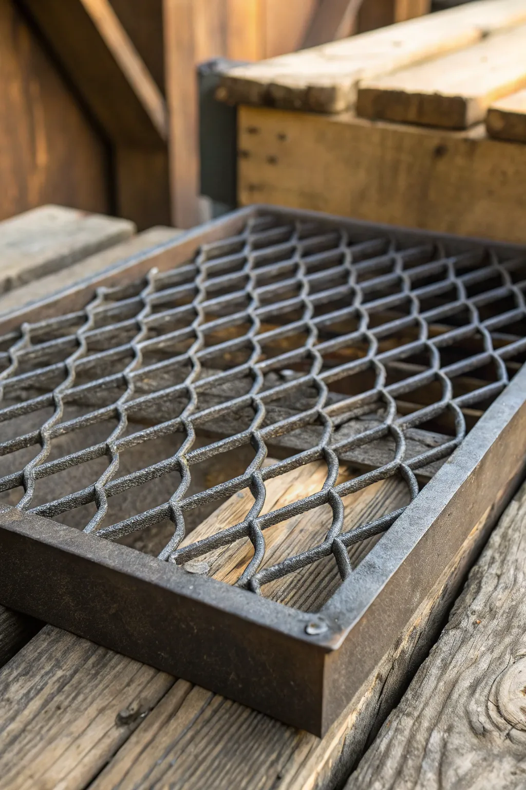 Craft your BBQ experience with rugged style: Discover the allure of expanded metal grates.