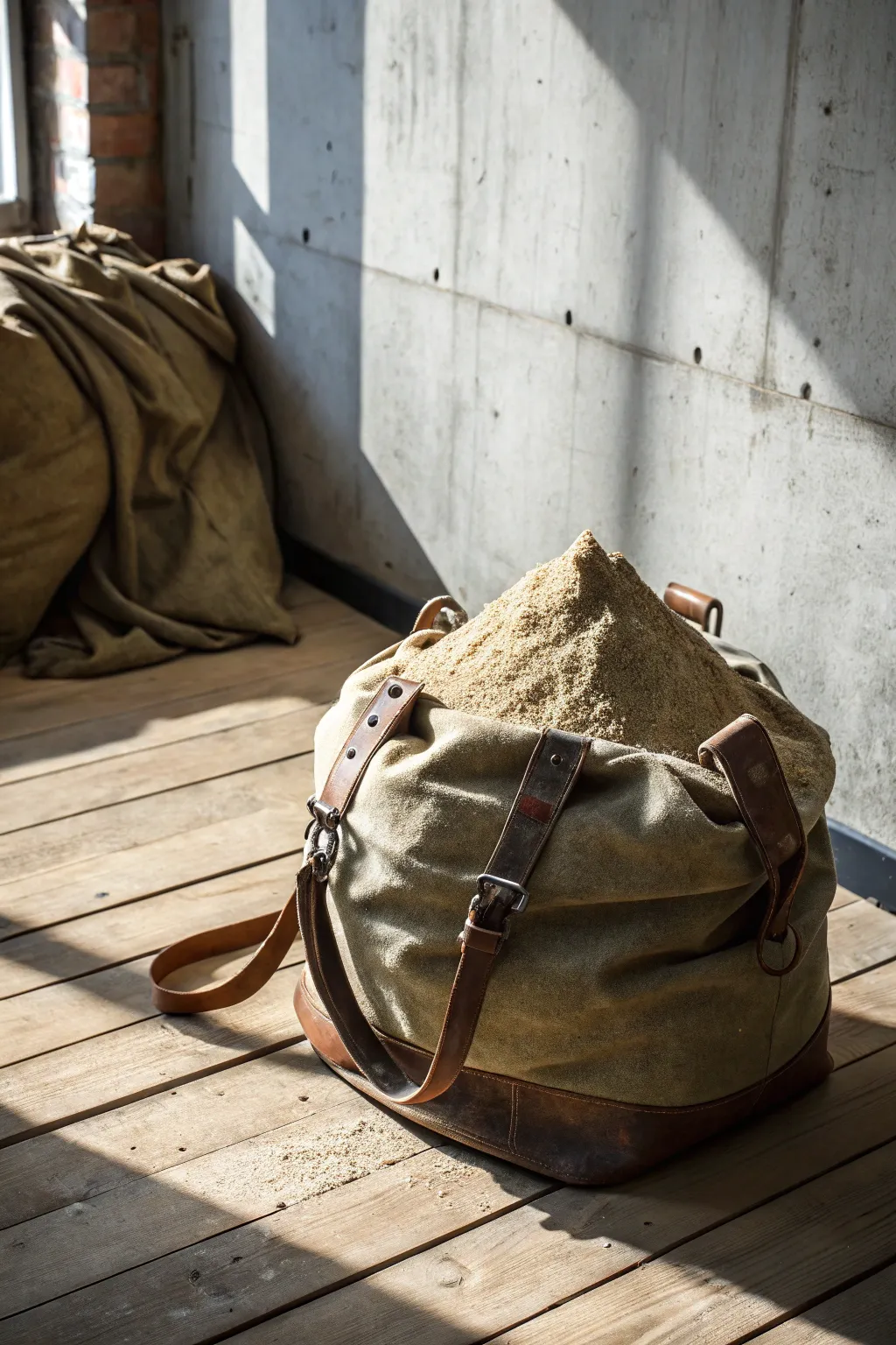 Embrace strength with handcrafted grit: Your homemade sandbag awaits.