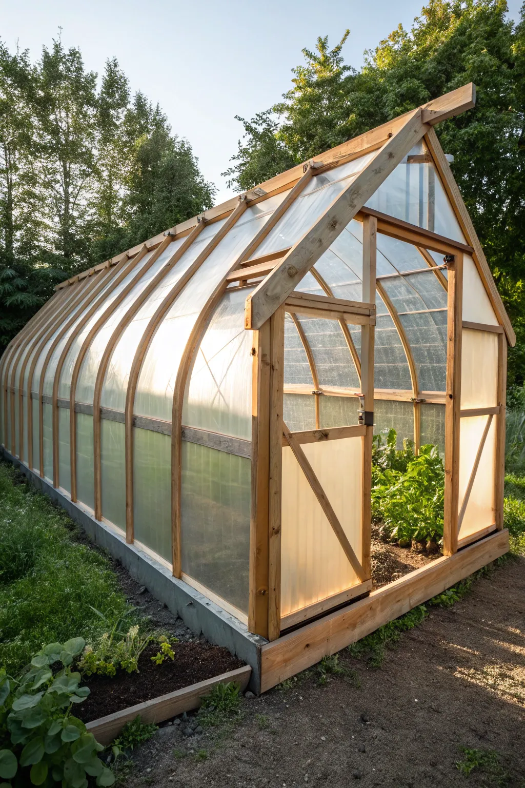 Discover the elegance and strength of A-frame hoop house designs, where craftsmanship meets modern gardening.