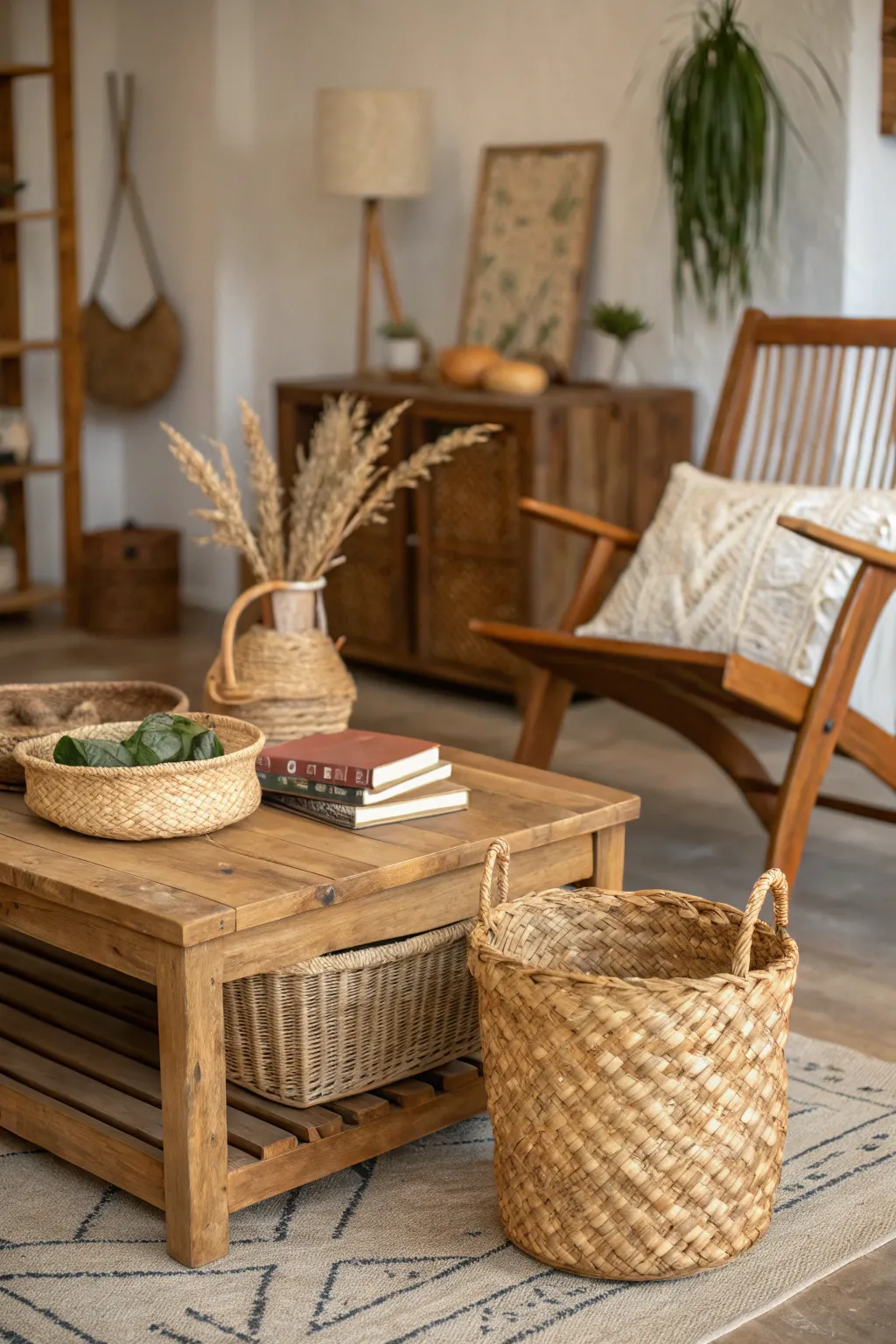 Natural materials add warmth and texture to your home.