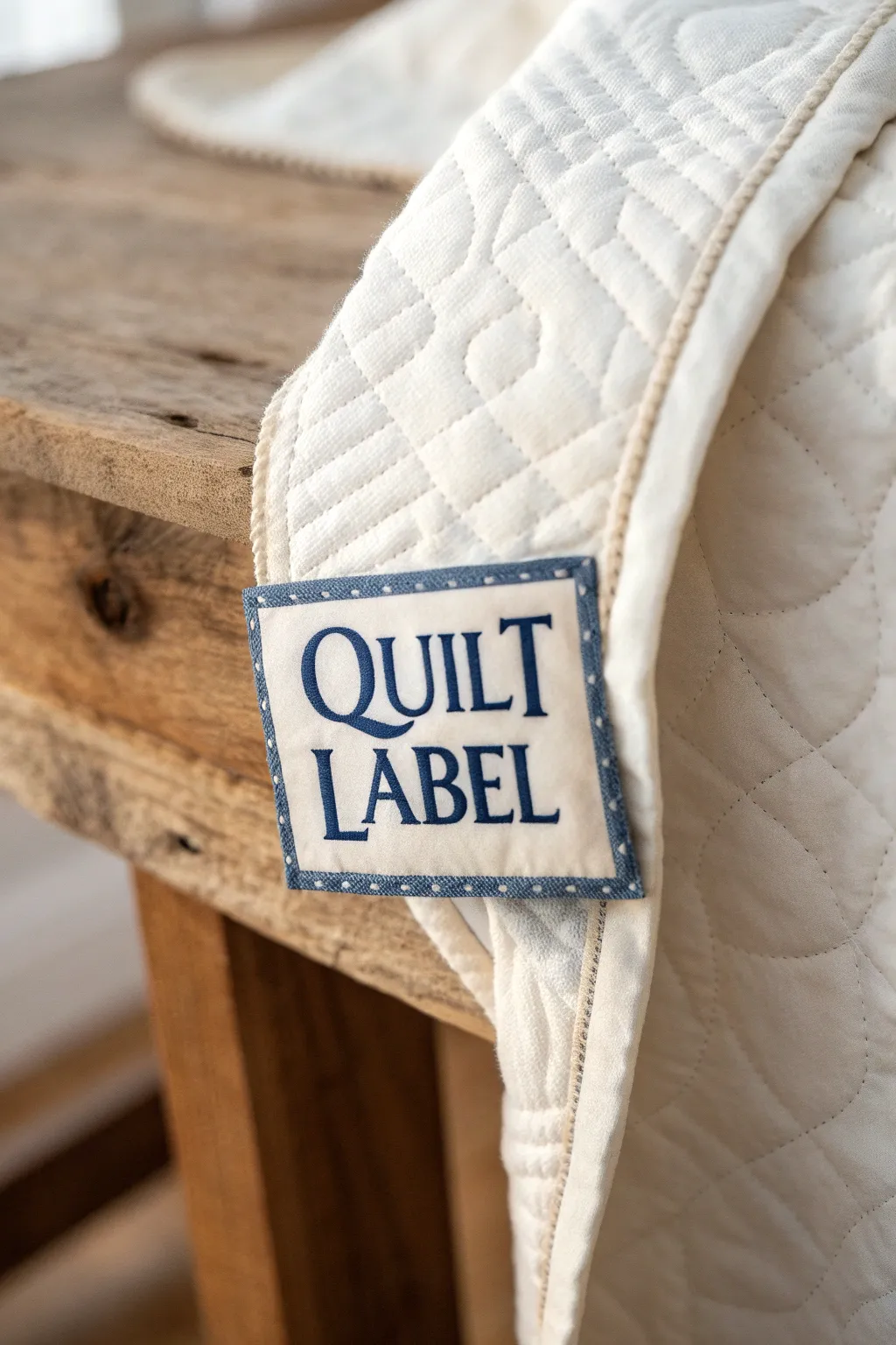 Add a personal touch to your quilt with a custom-printed label using freezer paper printing. Simple, stylish, and uniquely yours.