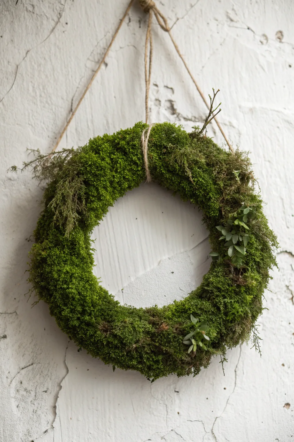 Envelop your space in enchantment with this mystical moss wreath.