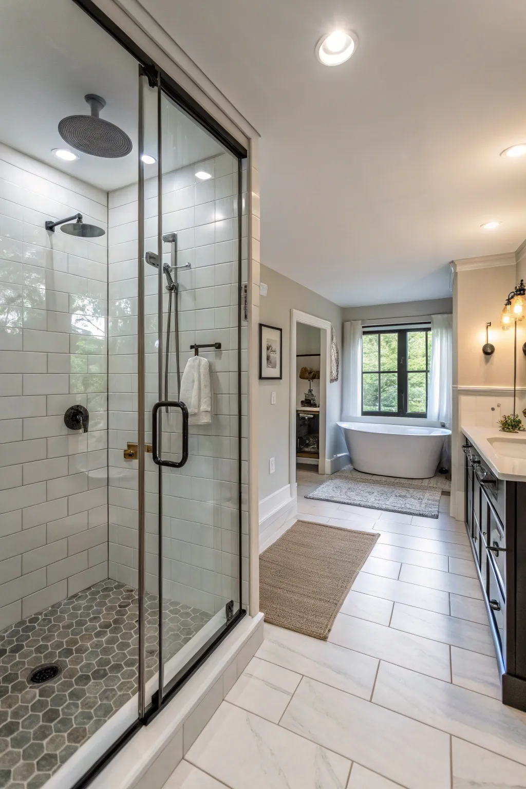 A full bathroom adds convenience and privacy.
