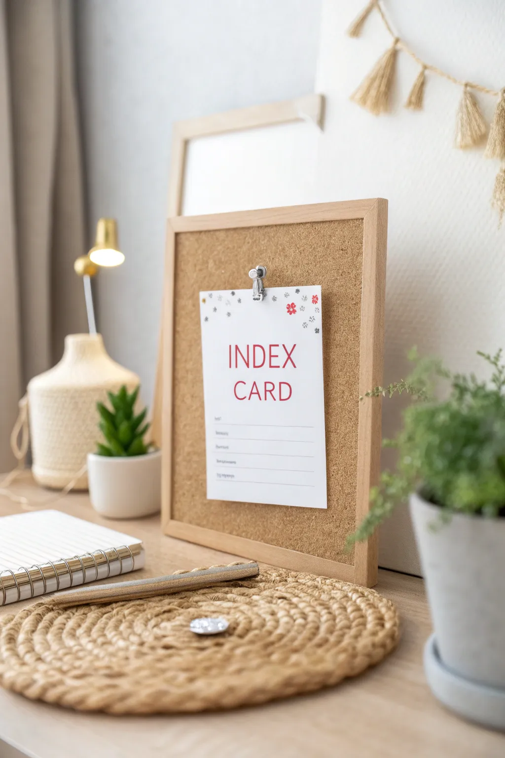 Find daily inspiration with beautifully crafted motivational mantras in your workspace. #ScandiBoho #MinimalistDesign