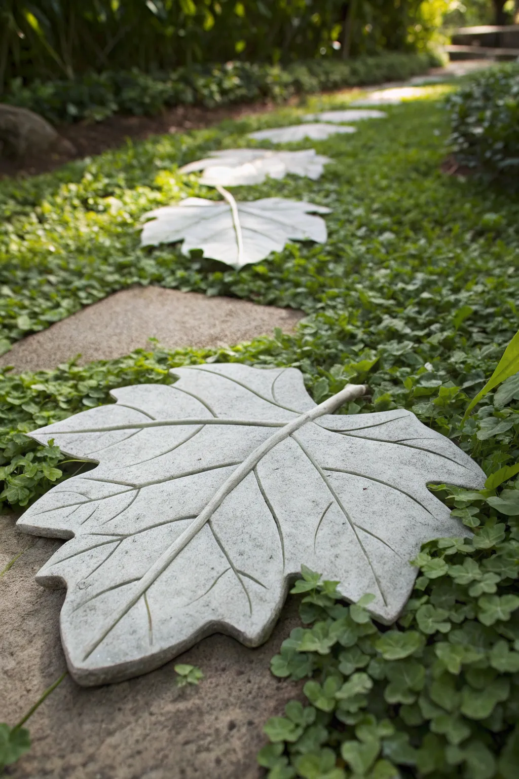 Enhance your garden with handcrafted concrete leaf stepping stones—where artistry meets nature.