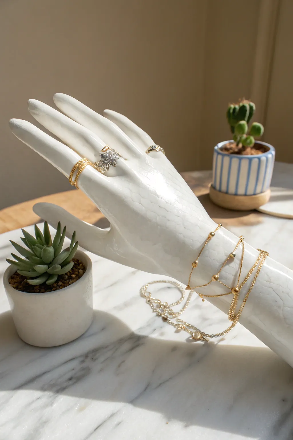 Elevate your jewelry display with a touch of Scandinavian minimalism and Boho charm.