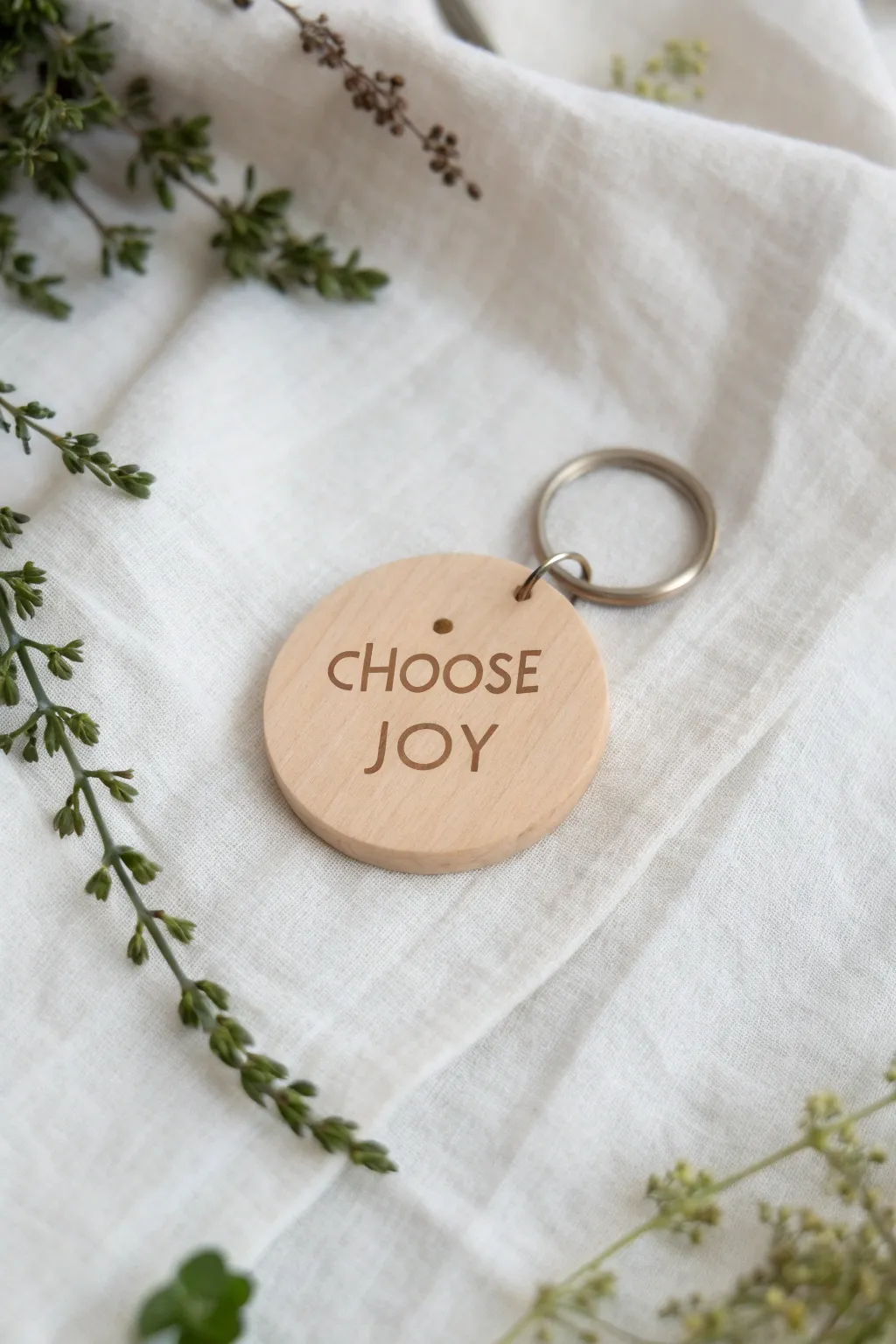 Carry a piece of positivity with you: 'Choose Joy' keyring for daily inspiration.