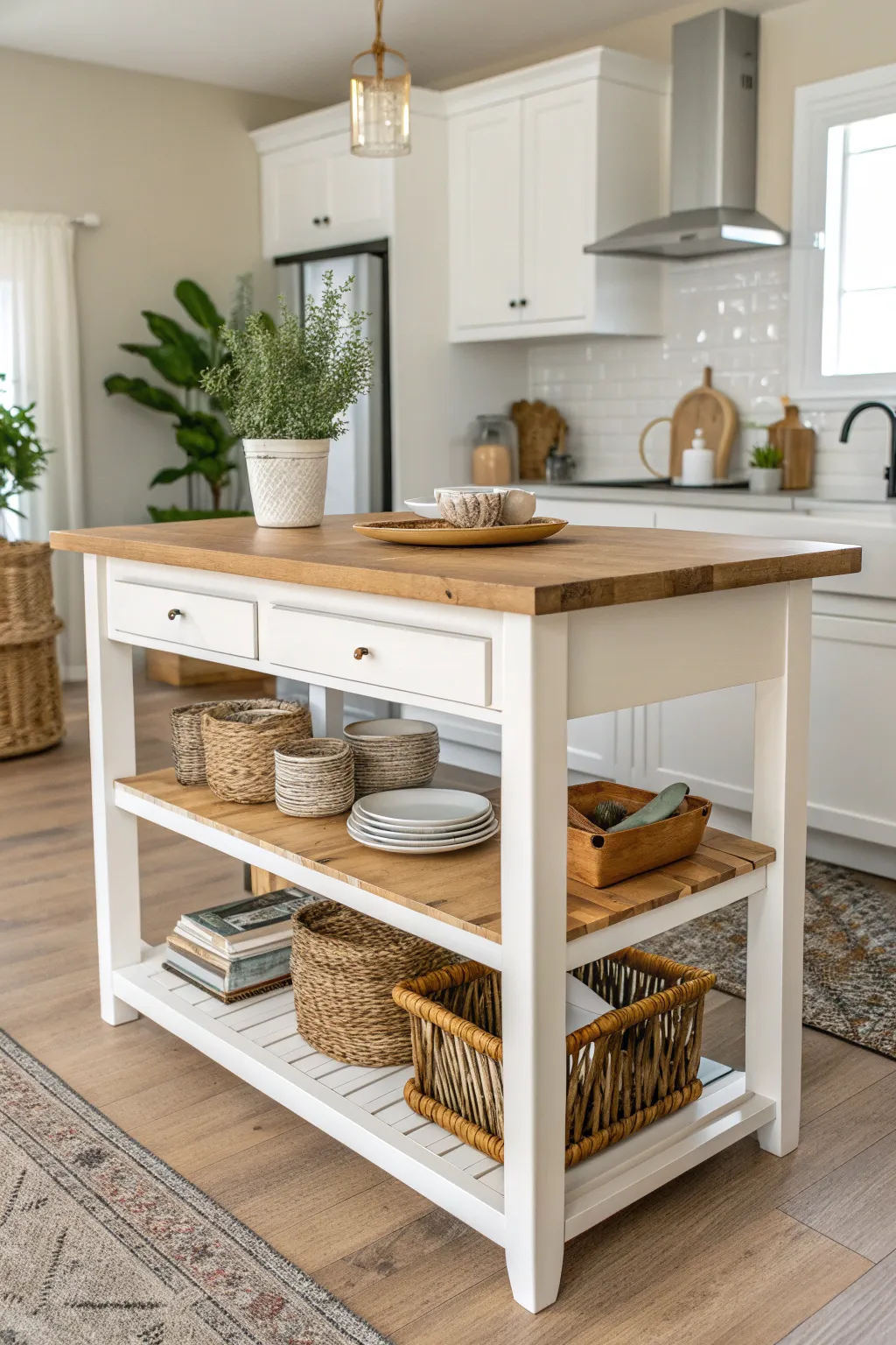Discover the art of transformation with this stunning DIY kitchen island upgrade. Simplicity meets style in every corner.