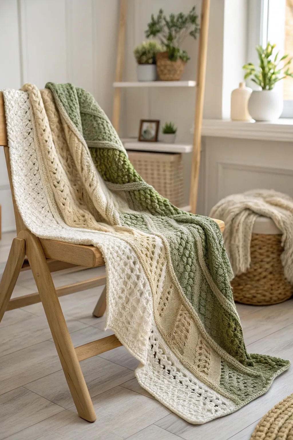 Wrap yourself in the warmth of nature with our eco-friendly knit blanket, where sustainability meets style.