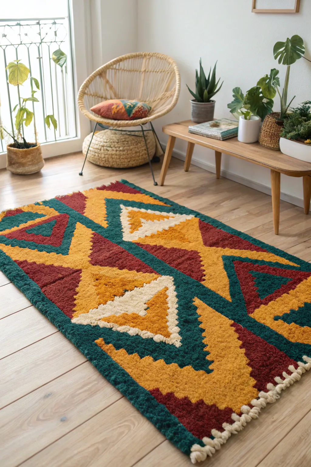 Infuse your space with playful geometric patterns and vibrant colors—where craftsmanship meets modern design.