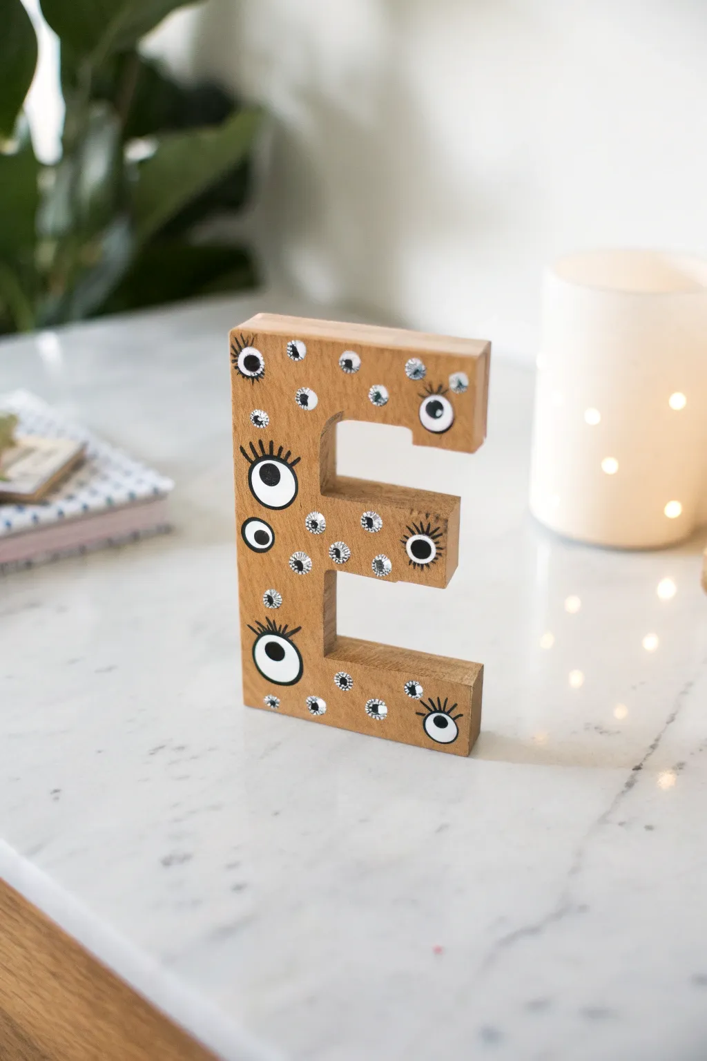 Bring letters to life with a touch of whimsy: E is for Eyeballs!