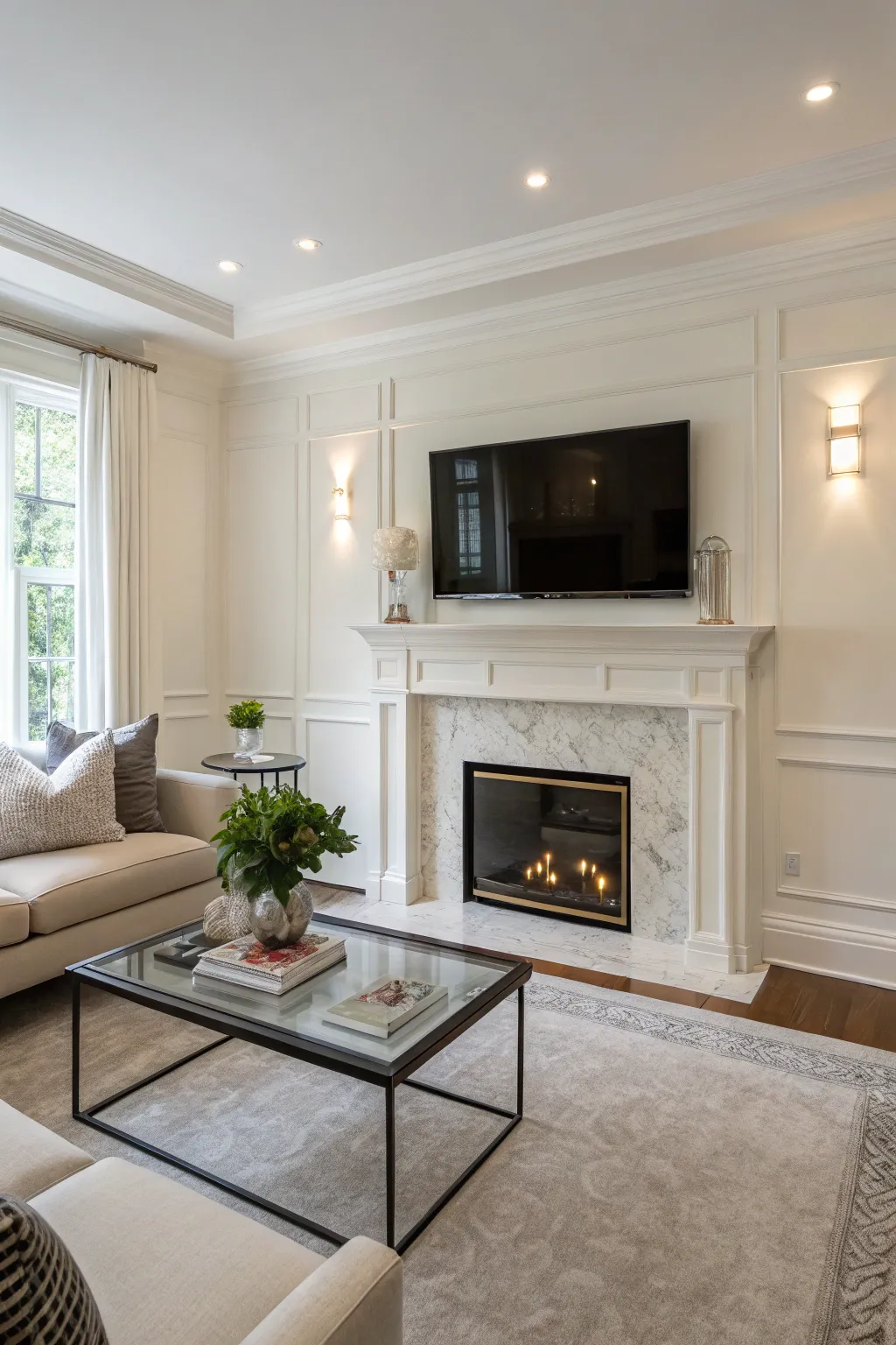Minimalism creates a serene and focused environment.