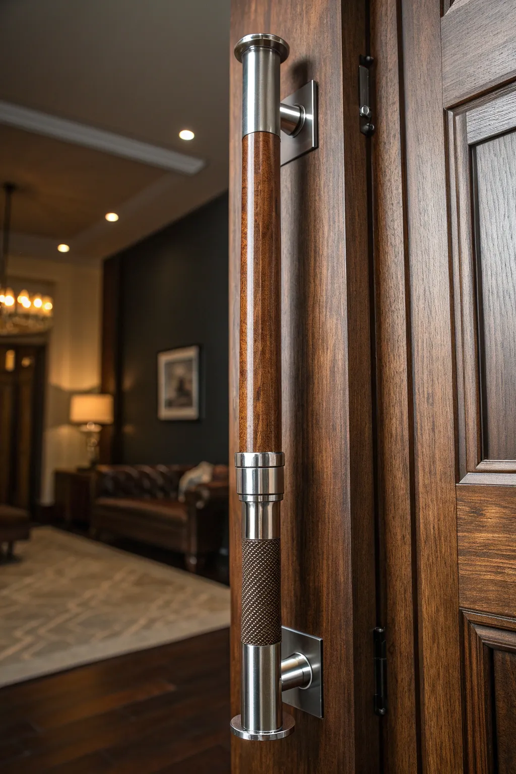 Secure with Style: The Perfect Blend of Craftsmanship and Functionality in a Door Jammer Pole.