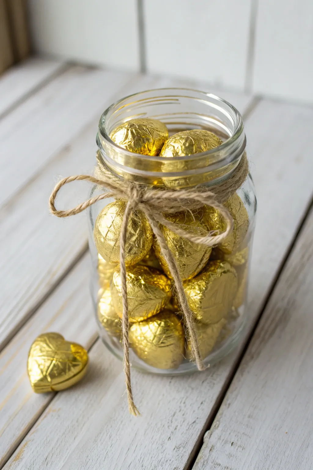 Discover your own Pot of Gold with this charming mason jar filled with sweet treasures!