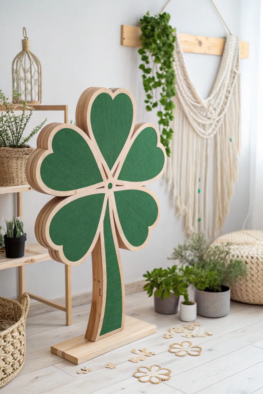 Capture the Luck of the Irish: A Scandinavian-Boho Photo Booth for Teacher Appreciation