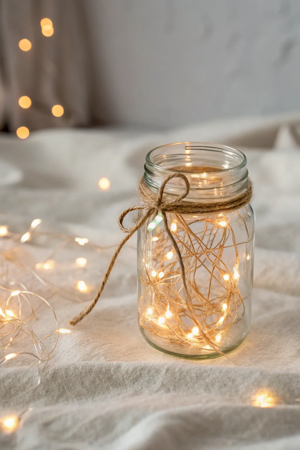 Capture the magic of the season with a jar full of twinkling stars. ✨ #ScandiBoho #MinimalistMagic