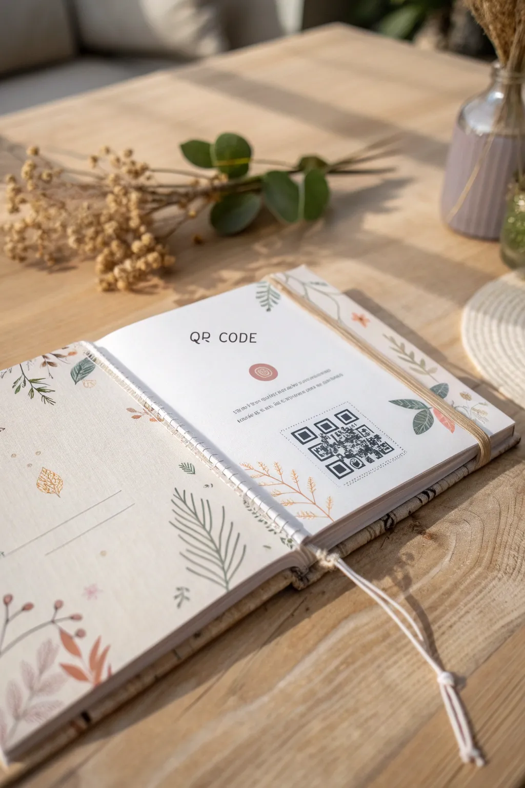 Capture your digital love story with a touch of elegance – QR codes meet timeless memories.