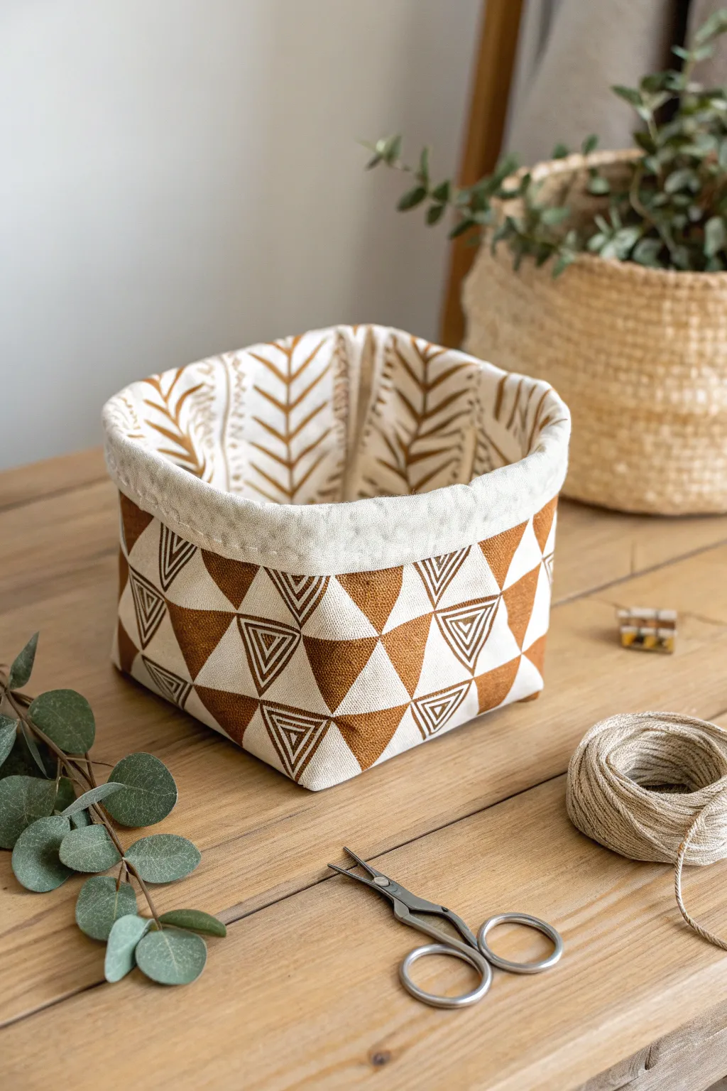 Elevate your space with these charming fabric baskets—perfect for storing treasures or gifting with style!