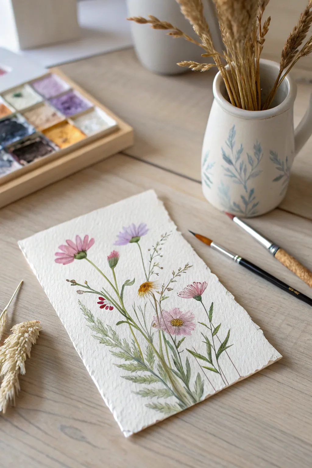 Tiny floral artworks that bring a whisper of nature into your home.