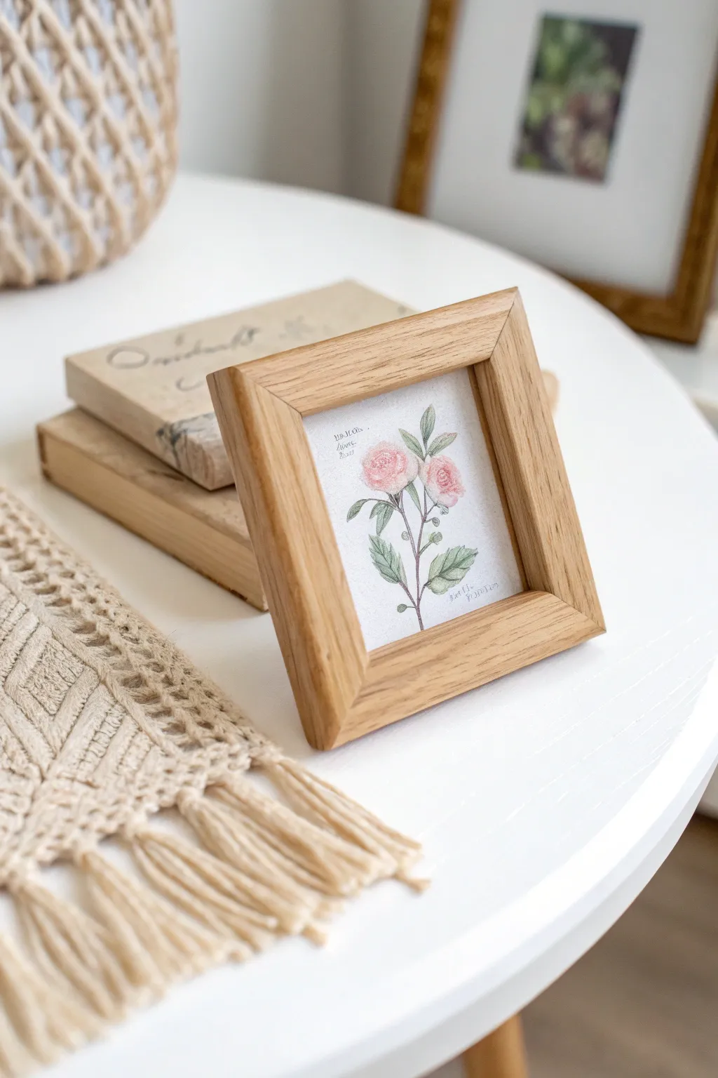 Tiny treasures: Craft your own miniature picture frames to add a touch of charm to any space.