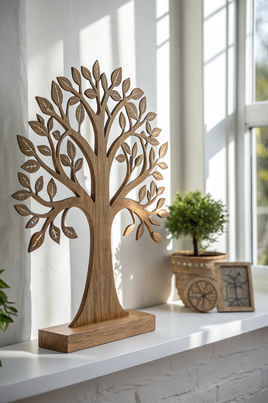 Celebrate your roots and branches with a beautifully crafted family tree sculpture, perfect for a minimalist and boho-inspired Mother's Day gift.