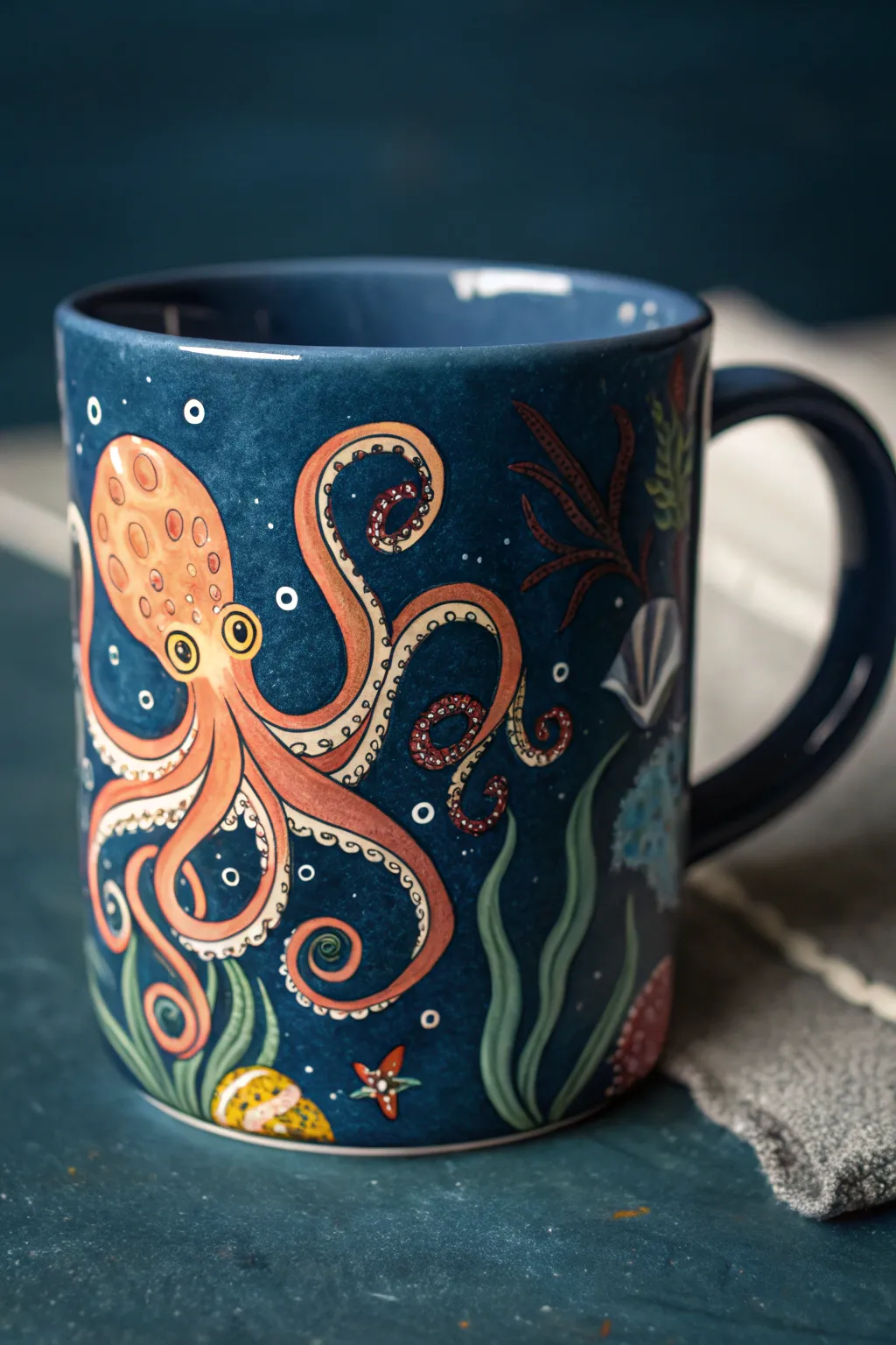 Dive deep into creativity with this marine-themed masterpiece.