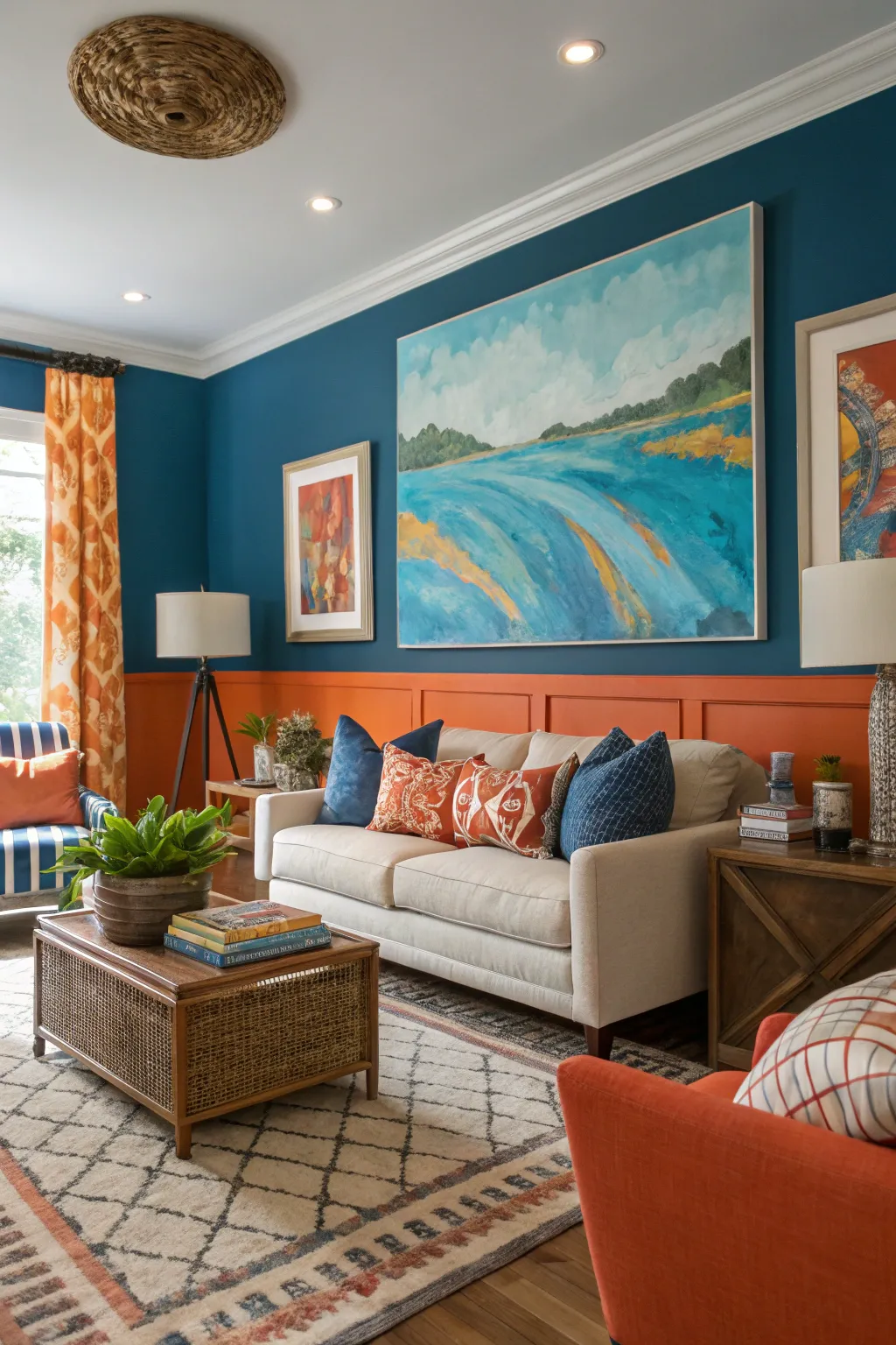 Transform your space with playful nautical colors.
