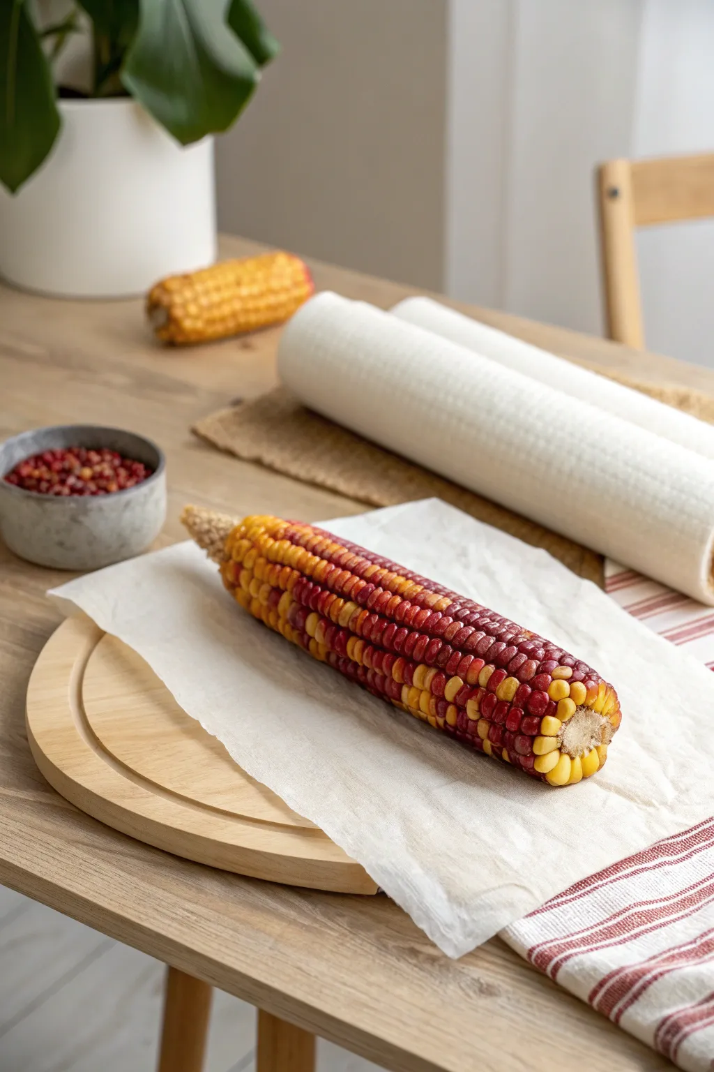 Unleash creativity with vibrant Corn on the Cob art—simple, natural beauty with a bold twist!