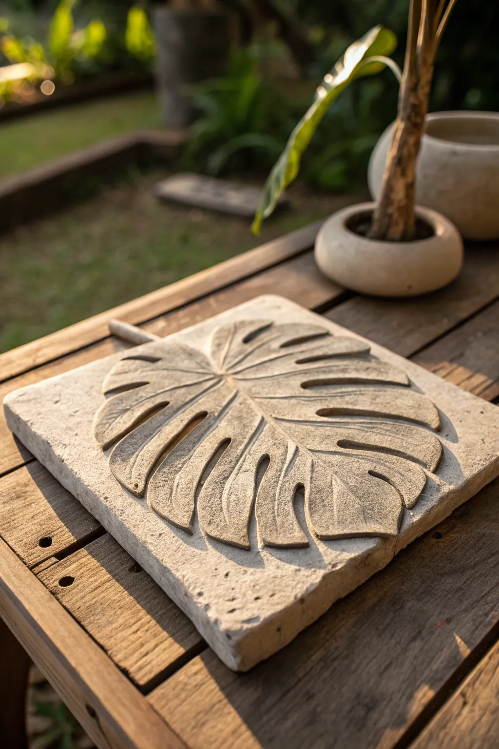 Preserve nature's elegance with handcrafted concrete leaf castings.