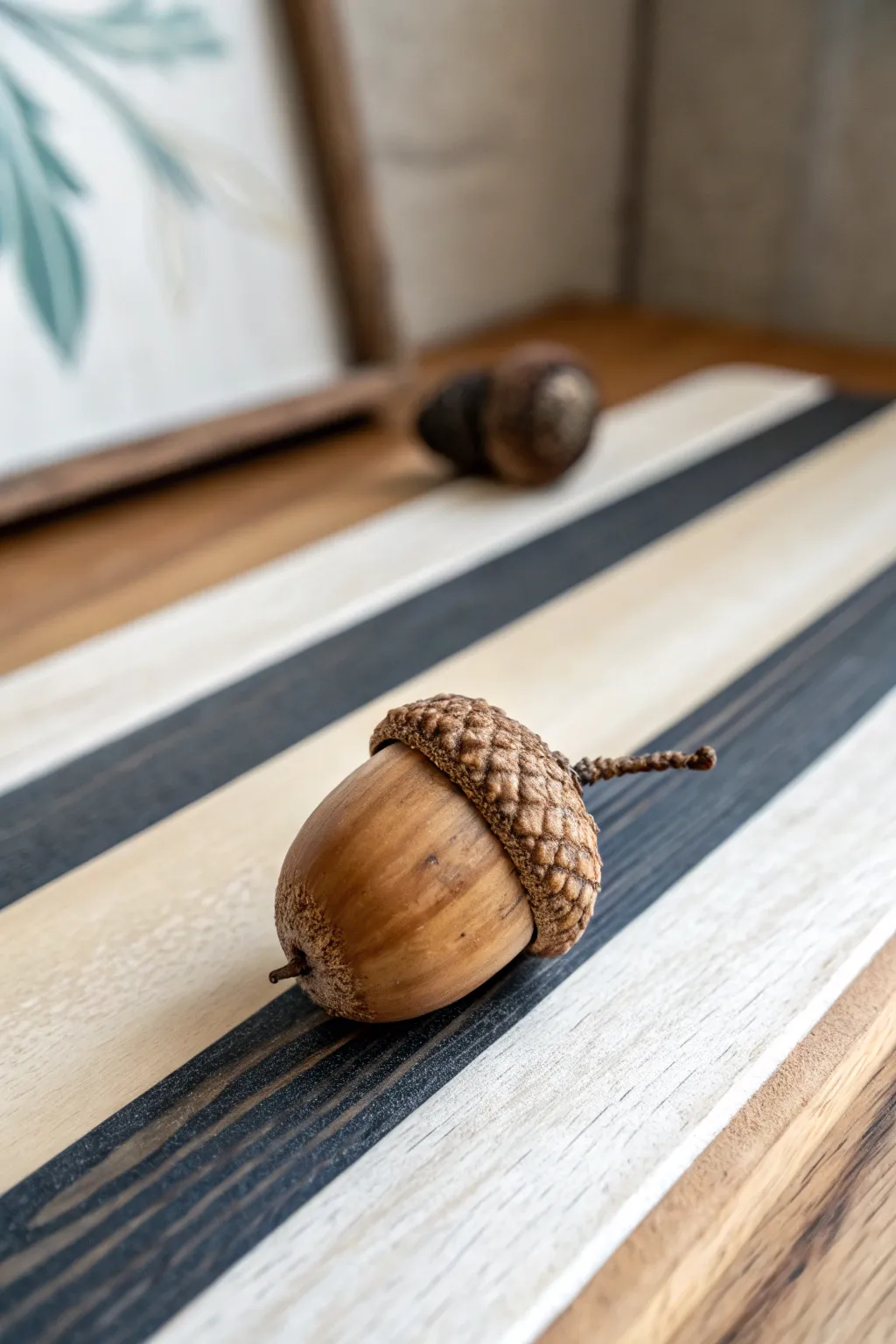 Striped Sophistication: Elevate your decor with minimalist charm.
