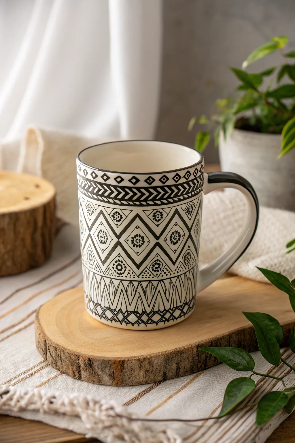 Elevate your kitchen décor with the timeless elegance of monochrome craftsmanship.