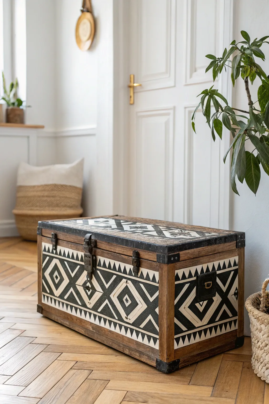 Elevate your space with classic black and white elegance, where simplicity meets sophistication.