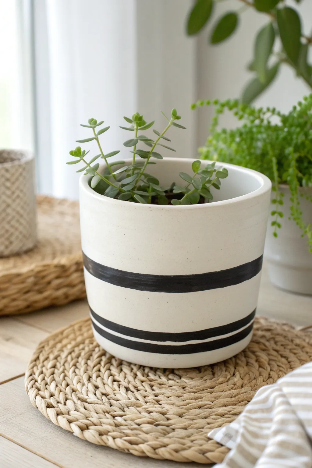 Elevate your decor with a touch of modern minimalism - a monochrome masterpiece.