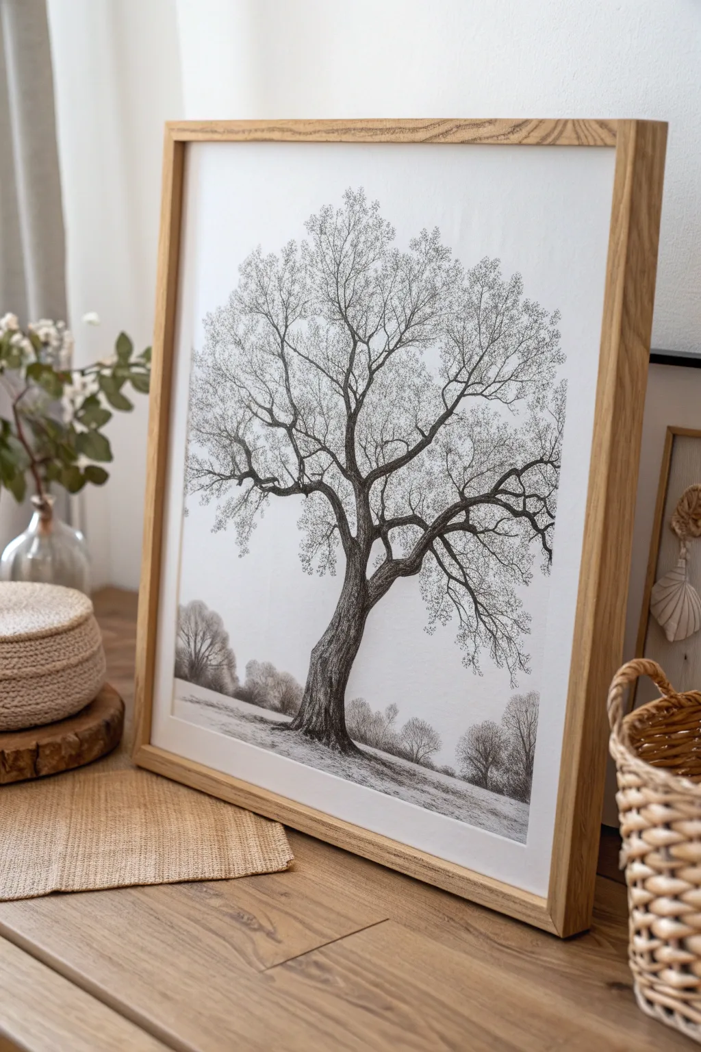 Discover the depth and elegance of monochrome with this stunning tree study.