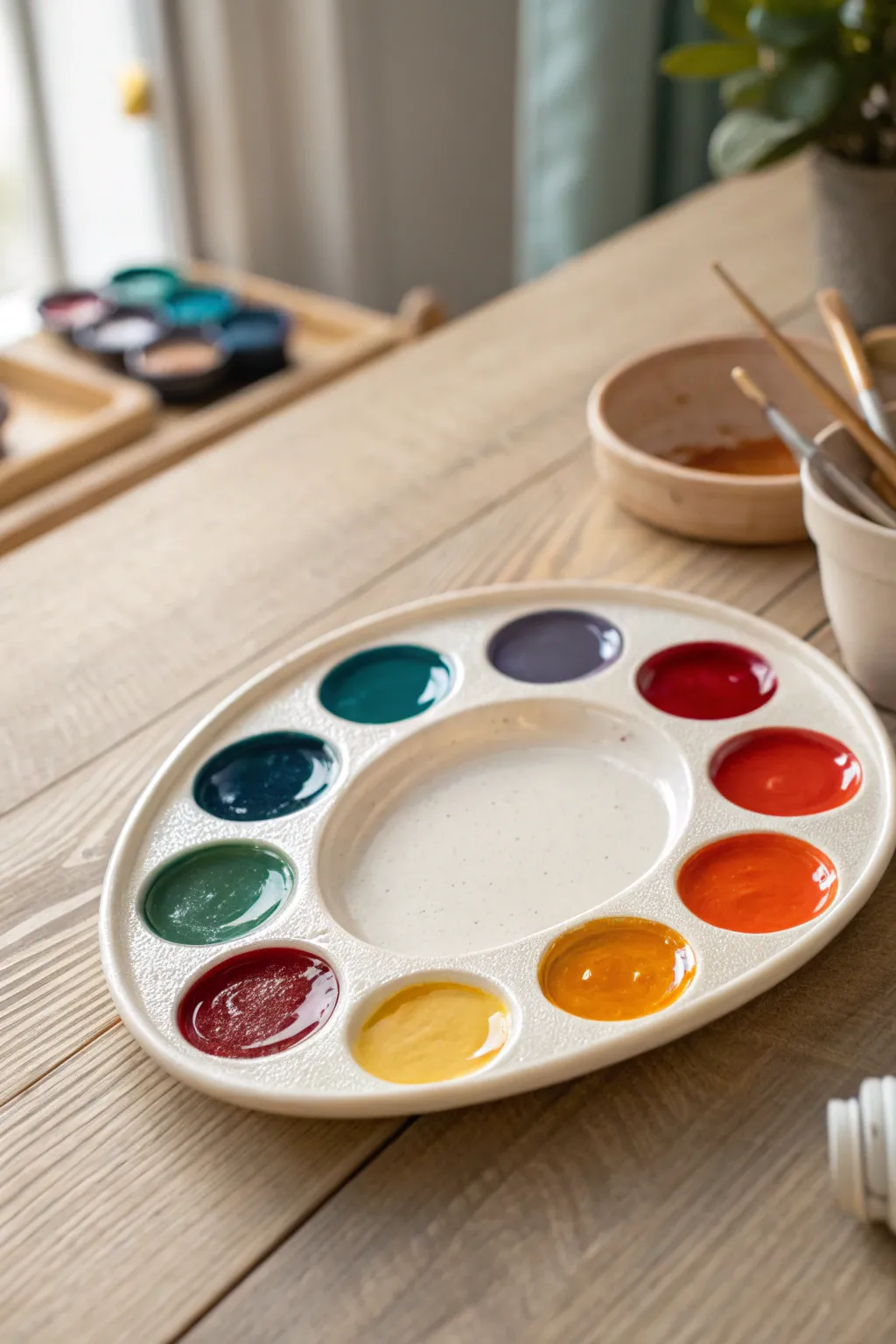 Transform your painting party with handcrafted palettes that blend sustainability and style.
