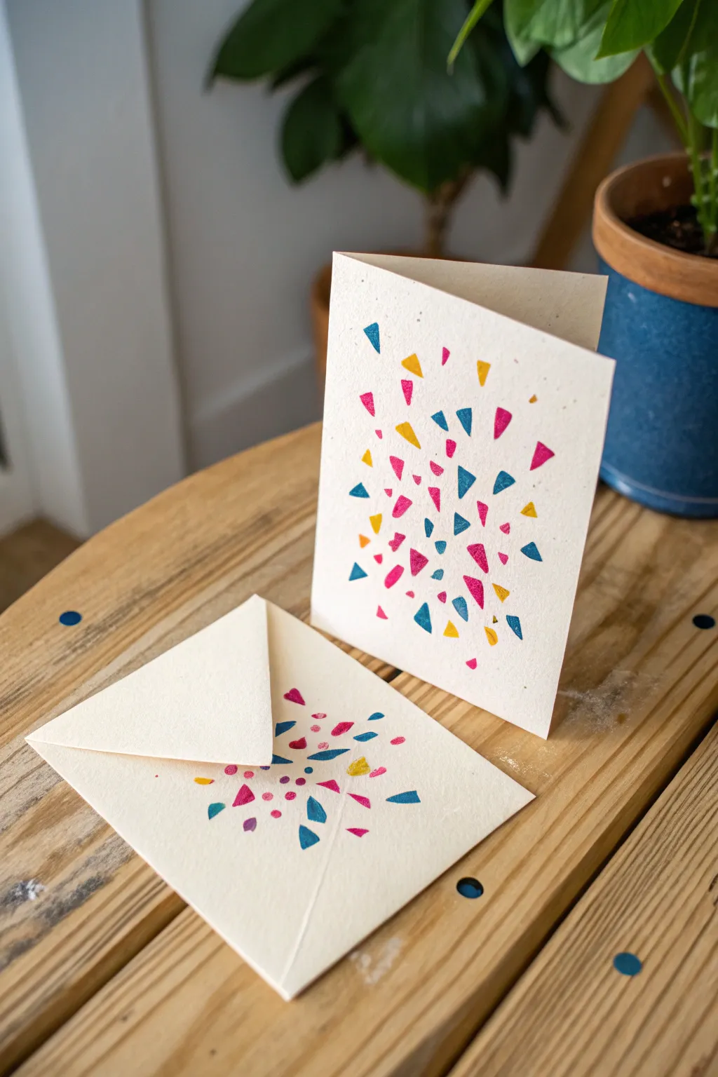 Surprise and delight with a colorful confetti explosion inside your next card!